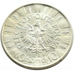 Polska, II RP, Józef Piłsudski, 10 złotych 1938, Warszawa, UNC