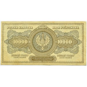 Polska, II RP, 10000 marek 1922, seria B, Warszawa