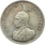 Deutschland, OstAfrika, Guilelmus (Wilhelm) II, 1 Rupie 1890 J, Hamburg
