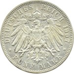 Niemcy, Badenia, Friedrich, 5 marek 1907 G, Karlsruhe