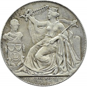 Belgia, Leopold I, 2 franki 1856, Bruksela, RZADKA!