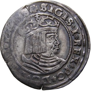 Zygmunt I Stary, grosz 1529, Toruń PRVS/PRVSS