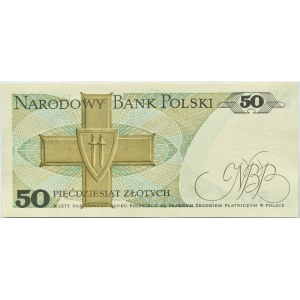 Polska, PRL, gen. K. Świerczewski, 50 złotych 1975, seria B, Warszawa, UNC