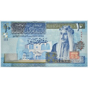 Jordania, 10 dinarów 2002 (AH1423), UNC