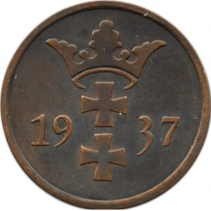 Wolne Miasto Gdańsk, 2 pfennig 1937, Berlin