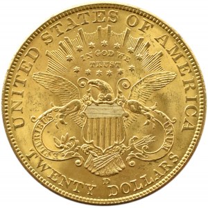 USA, Liberty Head, 20 dolarów 1906 D, Denver