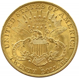 USA, Liberty Head, 20 dolarów 1906 D, Denver