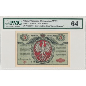 5 mkp 1916 ...Biletów - PMG 64