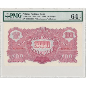 100 złotych 1944 ...owe - BK - PMG 64 EPQ