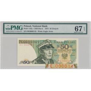 50 złotych 1975 - BE 0000145 - PMG 67 EPQ