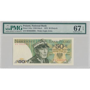50 złotych 1975 - BD - PMG 67 EPQ