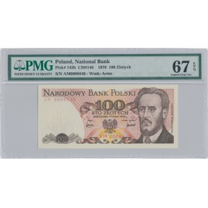 100 złotych 1976 - AM - PMG 67 EPQ