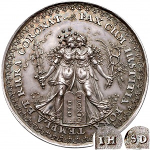 Władysław IV, medal Na pamiątkę rozejmu w Sztumskiej Wsi 1635 (1642) - DADLER i HÖHN