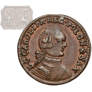 Kurlandia, Karol Chrystian, Szeląg Mitawa 1762 - PROSTOKĄTNE tarcze