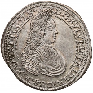 Sylwiusz Fryderyk, odbitka Dukata w srebrze 1672 - rzadkość