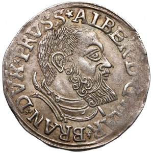 Albrecht Hohenzollern, Trojak Królewiec 1540 - trójlistki