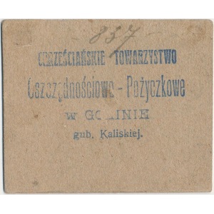 Golina, T-wo Oszczędn.-Poż. 10 kop. (1915) - RZADKOŚĆ