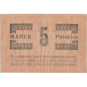 Gostyń, Magistrat 5 mk 1919 - b. ładny