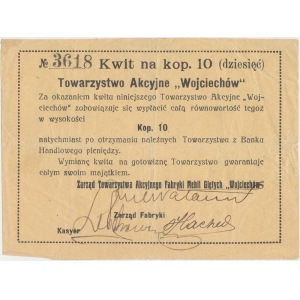 Kamińsk, T-wo Akcyjne Wojciechów 10 kop. (1914)