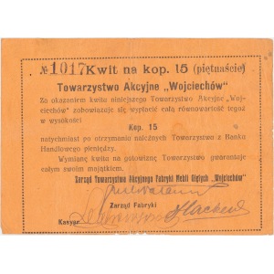 Kamińsk, T-wo Akcyjne Wojciechów 15 kop. (1914)