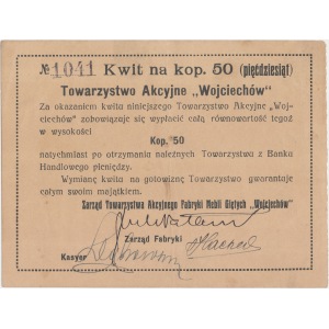 Kamińsk, T-wo Akcyjne Wojciechów 50 kop. (1914) - ładny