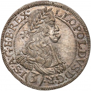 Austria, Leopold, 3 kreuzer Vienna 1667