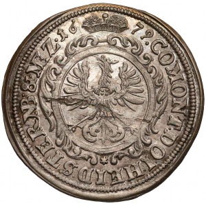 Chrystian Ulryk, 6 krajcarów Oleśnica 1679 - piękne