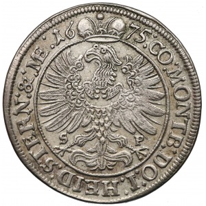 Sylwiusz Fryderyk, 15 krajcarów Oleśnica 1675 SP