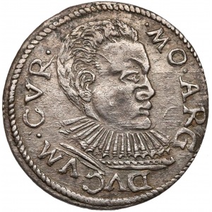 Kurlandia, Fryderyk Kettler, Trojak Mitawa 1597 - kropki