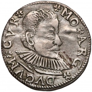 Kurlandia, Fryderyk Kettler, Trojak Mitawa 1597 - rozetki