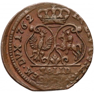 Kurlandia, Karol Chrystian, Szeląg Mitawa 1762 - POL