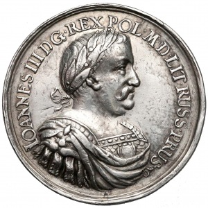 Jan III Sobieski, medal Para Królewska Jan i Maria Kazimiera