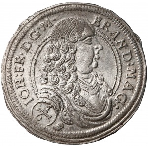 Germany, Brandenburg-Ansbach, 1/6 thaler 1676