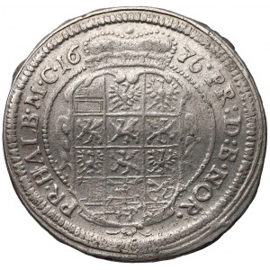 Germany, Brandenburg-Ansbach, 1/6 thaler 1676