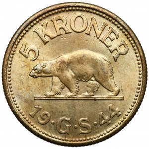 Greeland, 5 kroner 1944