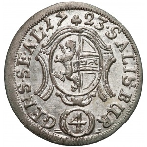 Austria, Salzburg, 4 kreuzer 1723