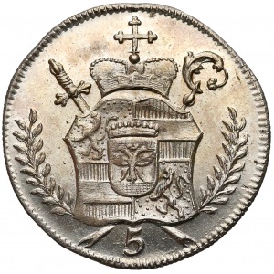 Austria, Salzburg, 5 kreuzer 1796