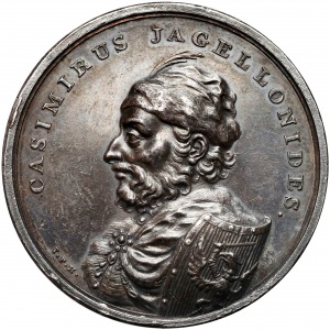 Medal z suity królewskiej - Kazimierz IV Jagiellończyk - Holzhäusser