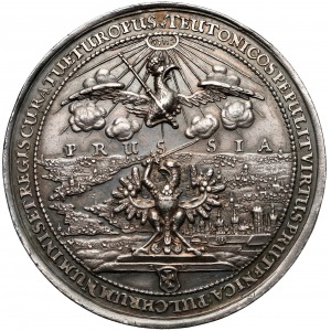 Jan II Kazimierz, medal na 200-lecie przyłączenia Prus do Polski 1654 r. - Höhn