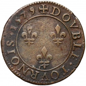 Henryk Walezy, Podwójny denar Paryż 1579
