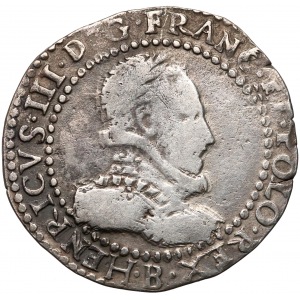 Henryk Walezy, 1/2 franka Rouen 1577