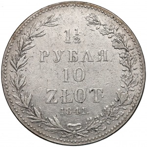 1-1/2 rubla = 10 złotych 1841 MW, Warszawa