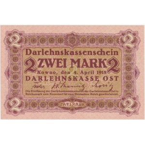 Kowno 2 marki 1918 - A