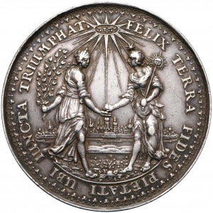 Władysław IV, medal Na pamiątkę rozejmu w Sztumskiej Wsi 1635 (1642) - HÖHN