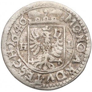 Elżbieta Lukrecja, 1 krajcar Skoczów 1646 HL