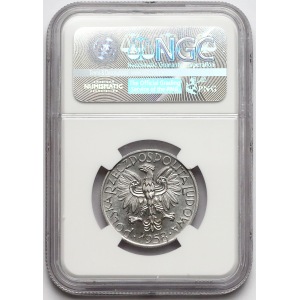 Rybak 5 złotych 1958 - bałwanek - NGC MS65