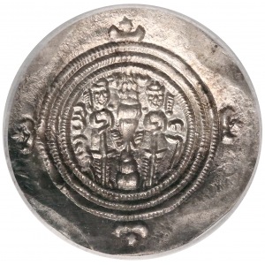 Sasanidzi, Khusraw II (591-628) Drachma rok 31