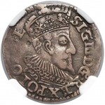 Zygmunt III Waza, Trojak Olkusz 1593 - ex. POTOCKI
