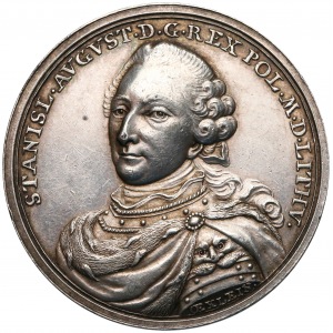 Poniatowski, medal Przyznanie praw dysydentom 1768 r. (Oexlein)