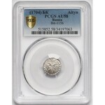 Russia, Peter the Great, Altyn (1704) - PCGS AU58